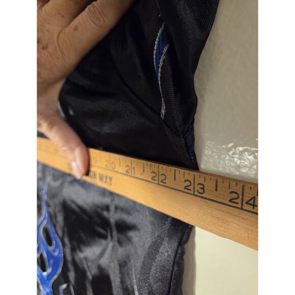 In Pain Shirt Mens M Black W Blue Flames 90S Y2K Emo Goth Punk Short Sleeve - Picture 6 of 7